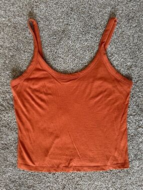 wild fable Rust Orange Scoop Neck Camisole